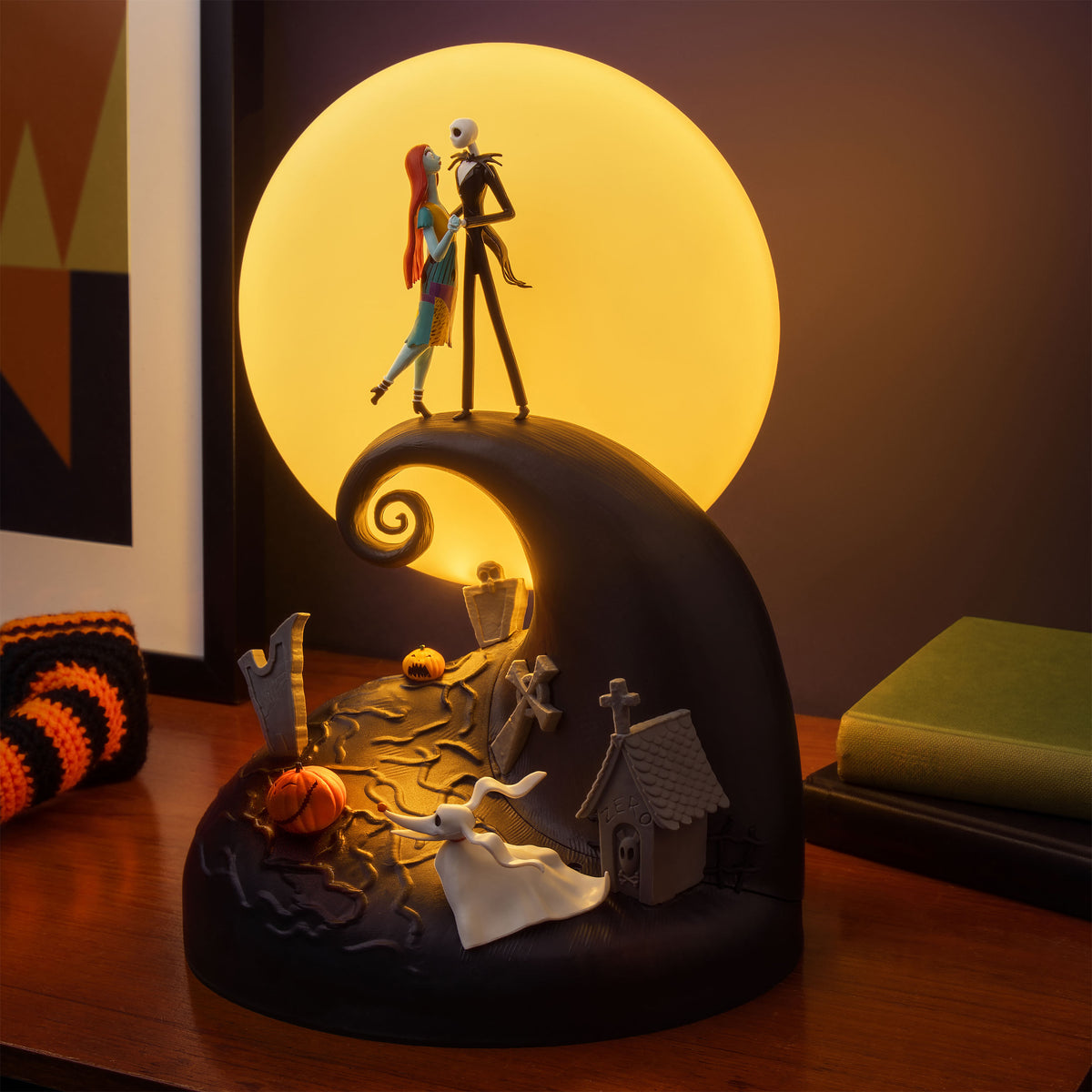 Produktbild Nightmare Before Christmas - Jack und Sally Diorama Tischlampe