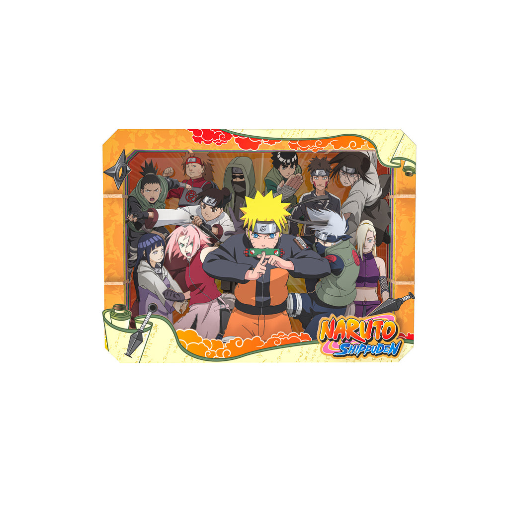 Produktbild Naruto Shippuden - Group Wooden Gallery Bilderrahmen