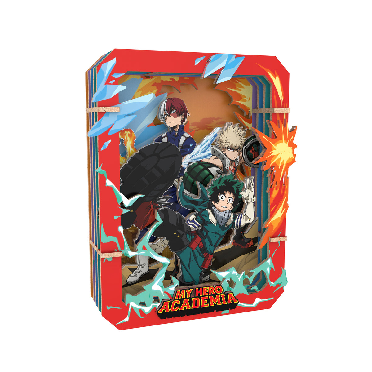 Produktbild My Hero Academia - Group Wooden Gallery Bilderrahmen
