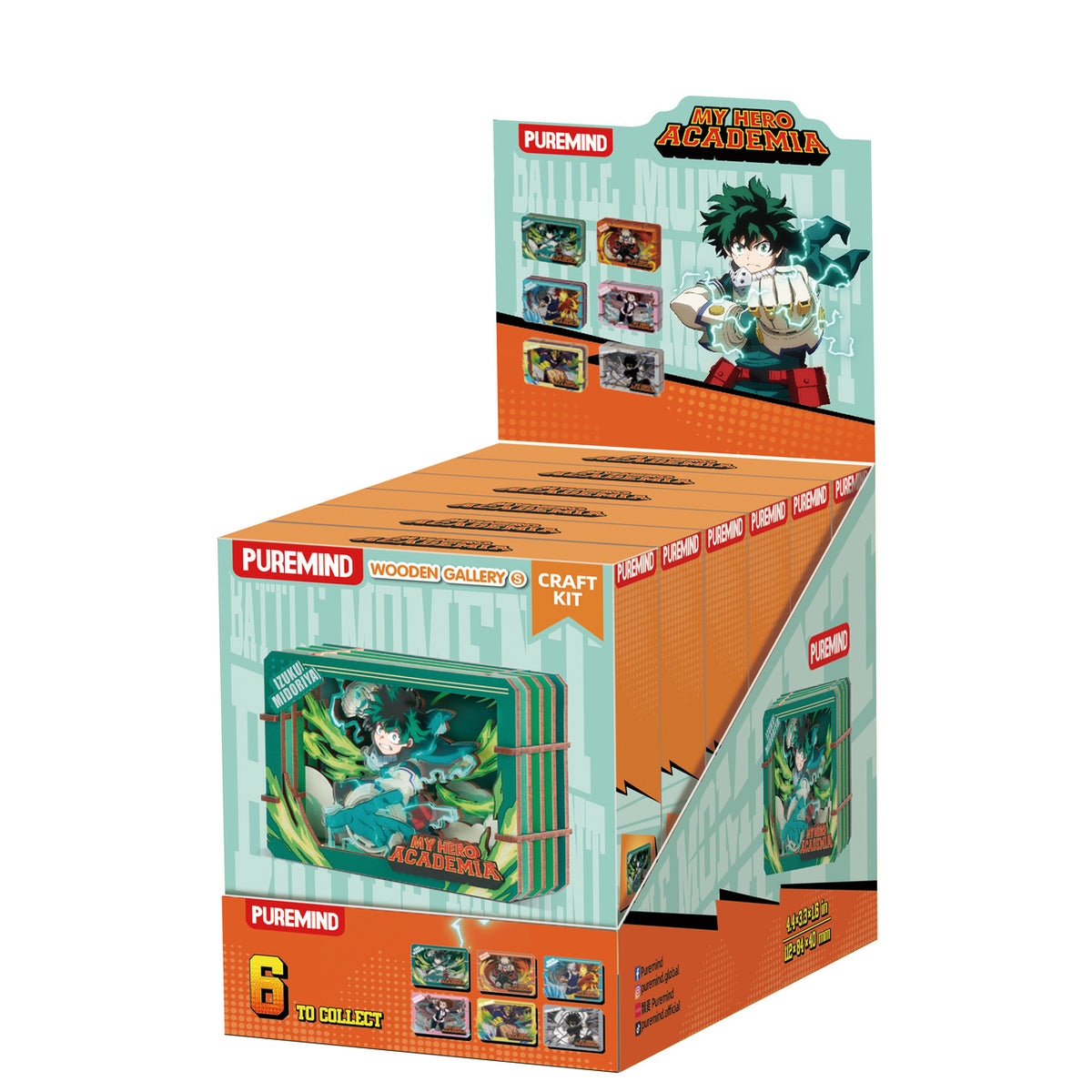 Produktbild My Hero Academia - Characters Mystery Mini Holzbild Display E1095702