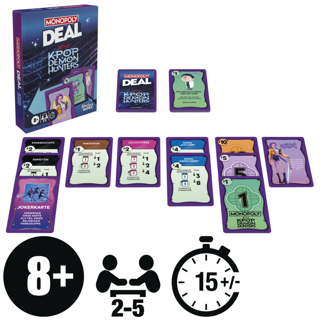 Produktbild KPop Demon Hunters - Monopoly Deal