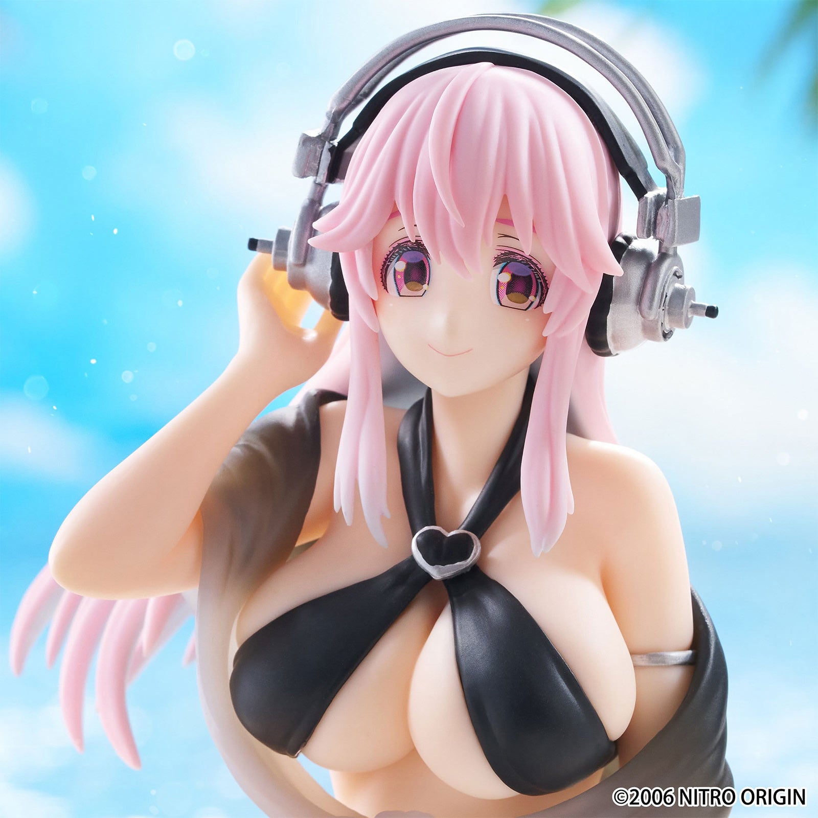 Produktbild Super Sonico - Noodle Stopper Figur Swimsuit Black Color Version