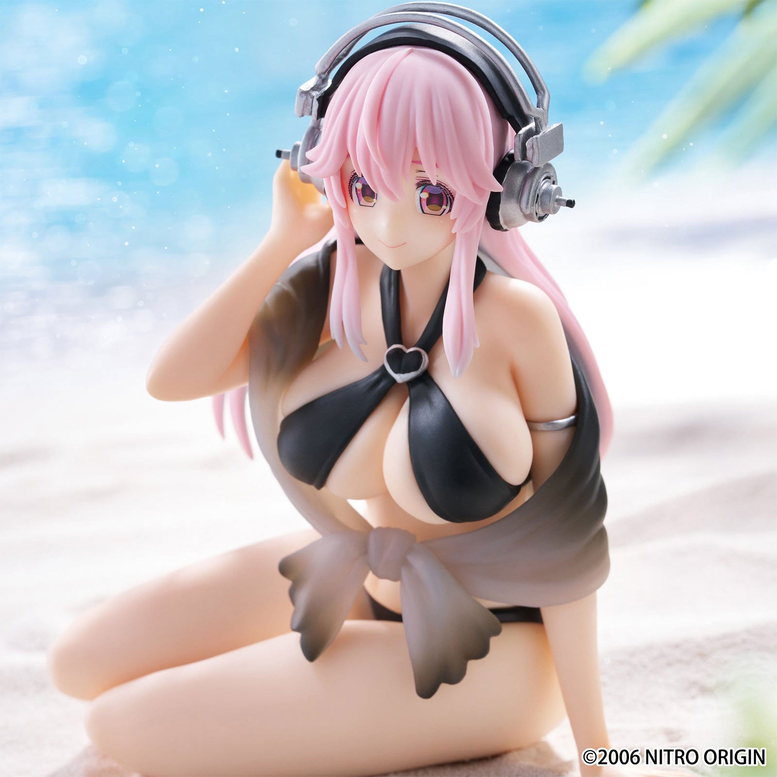Produktbild Super Sonico - Noodle Stopper Figur Swimsuit Black Color Version