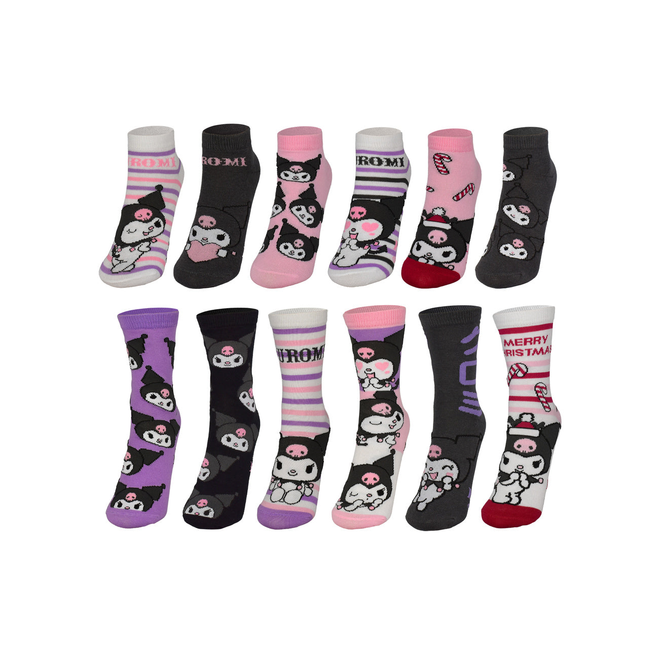 Produktbild Hello Kitty - Kuromi Socken Adventskalender