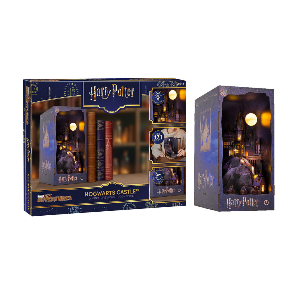 Produktbild Harry Potter - Hogwarts Schloss Nook Modell Bausatz Holz
