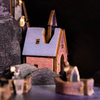Produktbild Harry Potter - Hogwarts Schloss Nook Modell Bausatz Holz