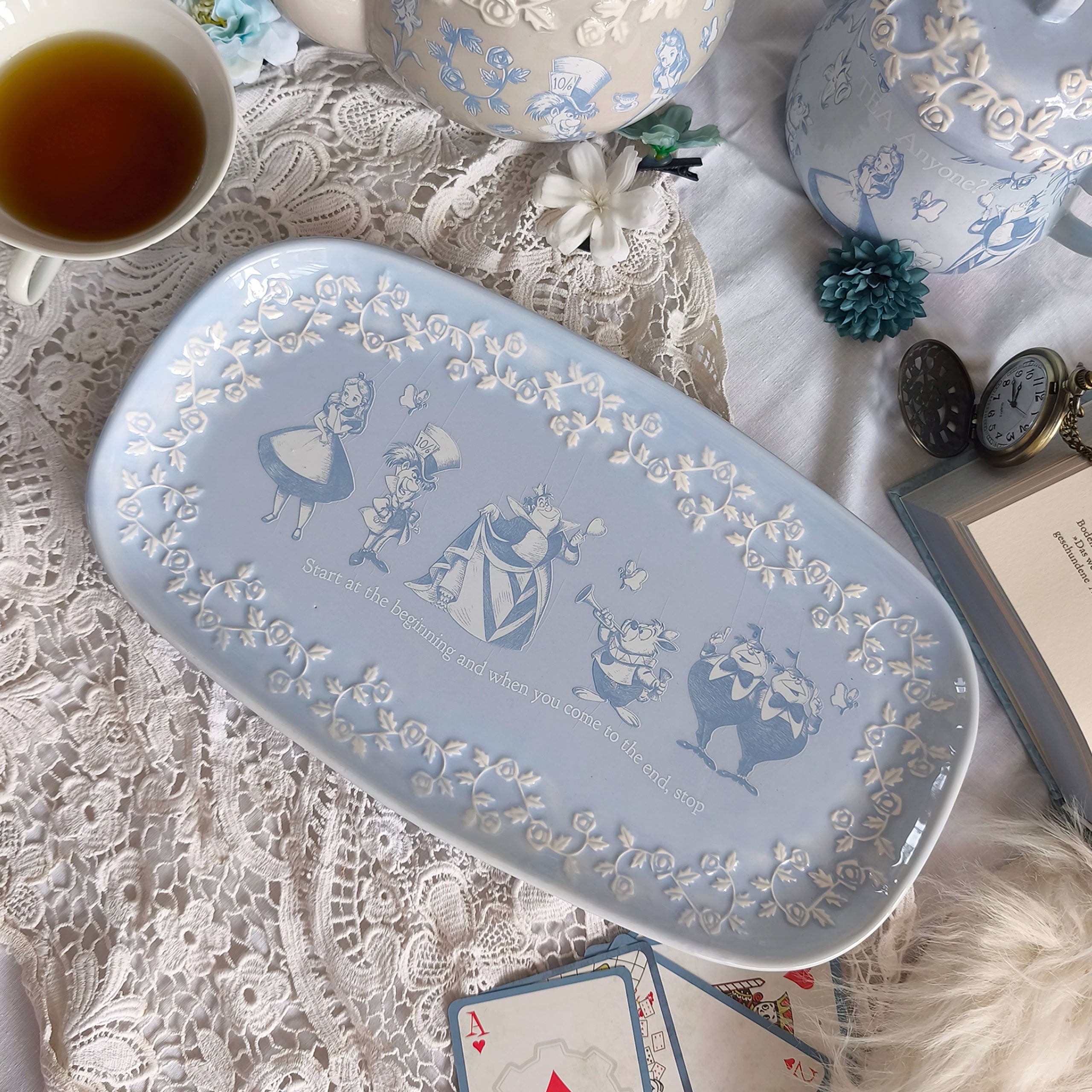 Produktbild Alice im Wunderland - Start At The Beginning Servierplatte
