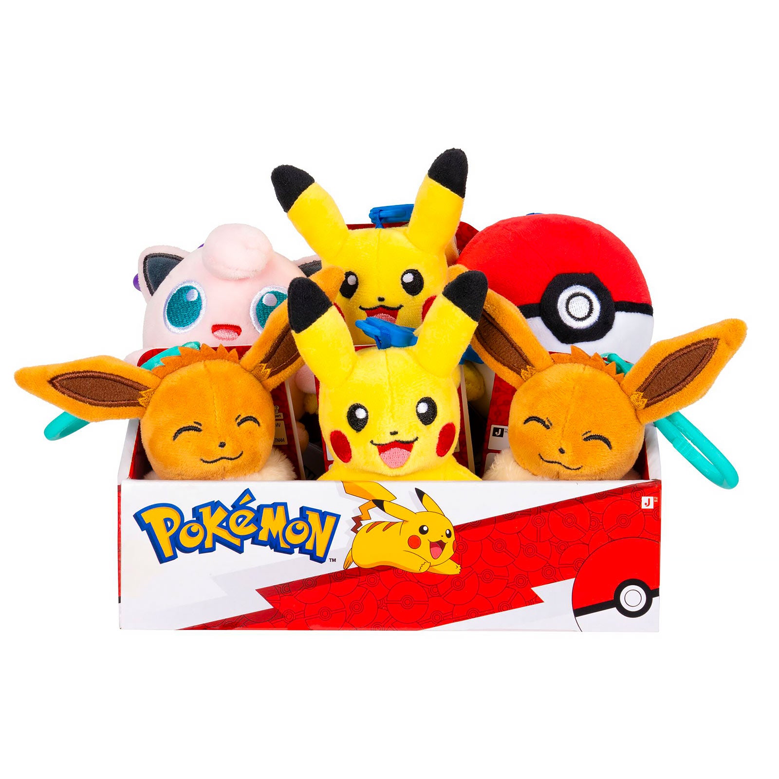Produktbild Pokemon - Plüsch Mystery Anhänger Display E1096031