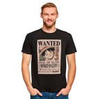 Produktbild One Piece - Luffy Wanted T-Shirt schwarz