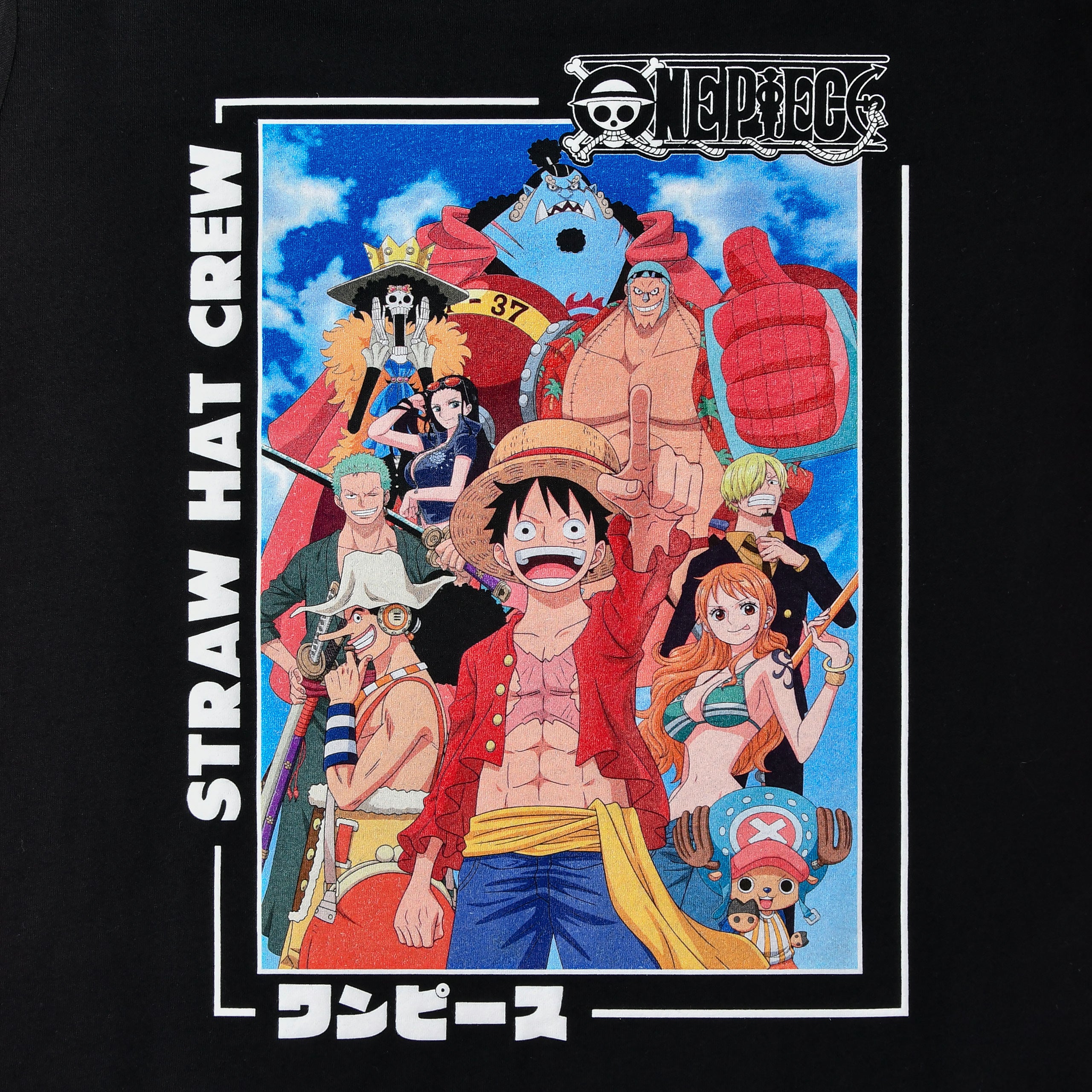 Produktbild One Piece - Strohhut Piratenbande T-Shirt schwarz