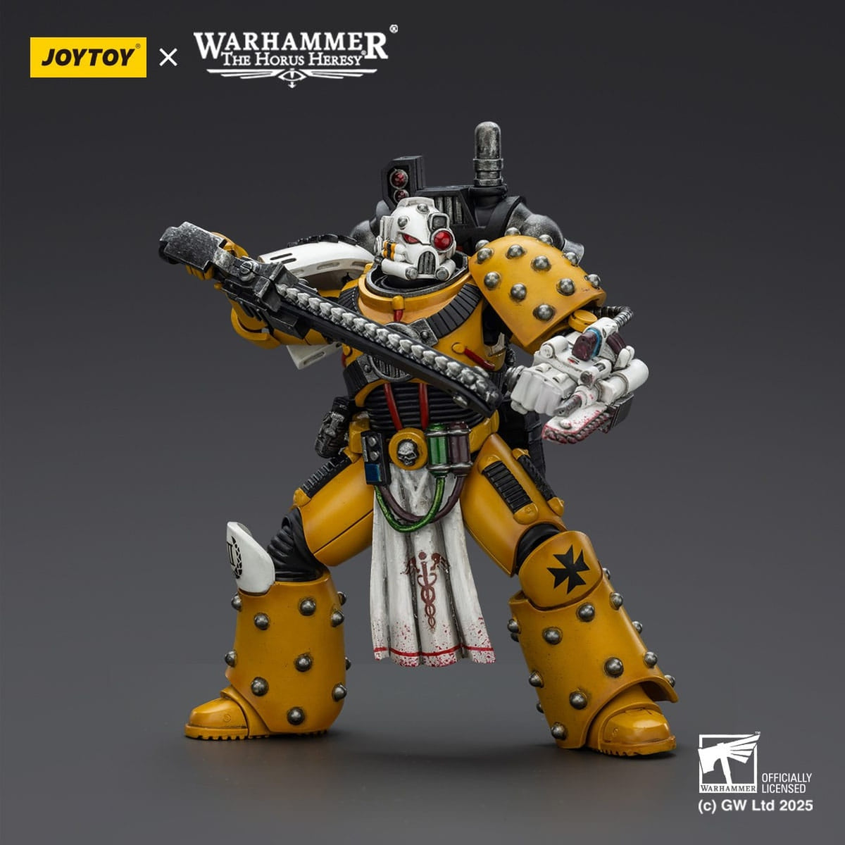 Produktbild Warhammer 40k: Imperial Fists - Legion Apothecary Actionfigur 12cm