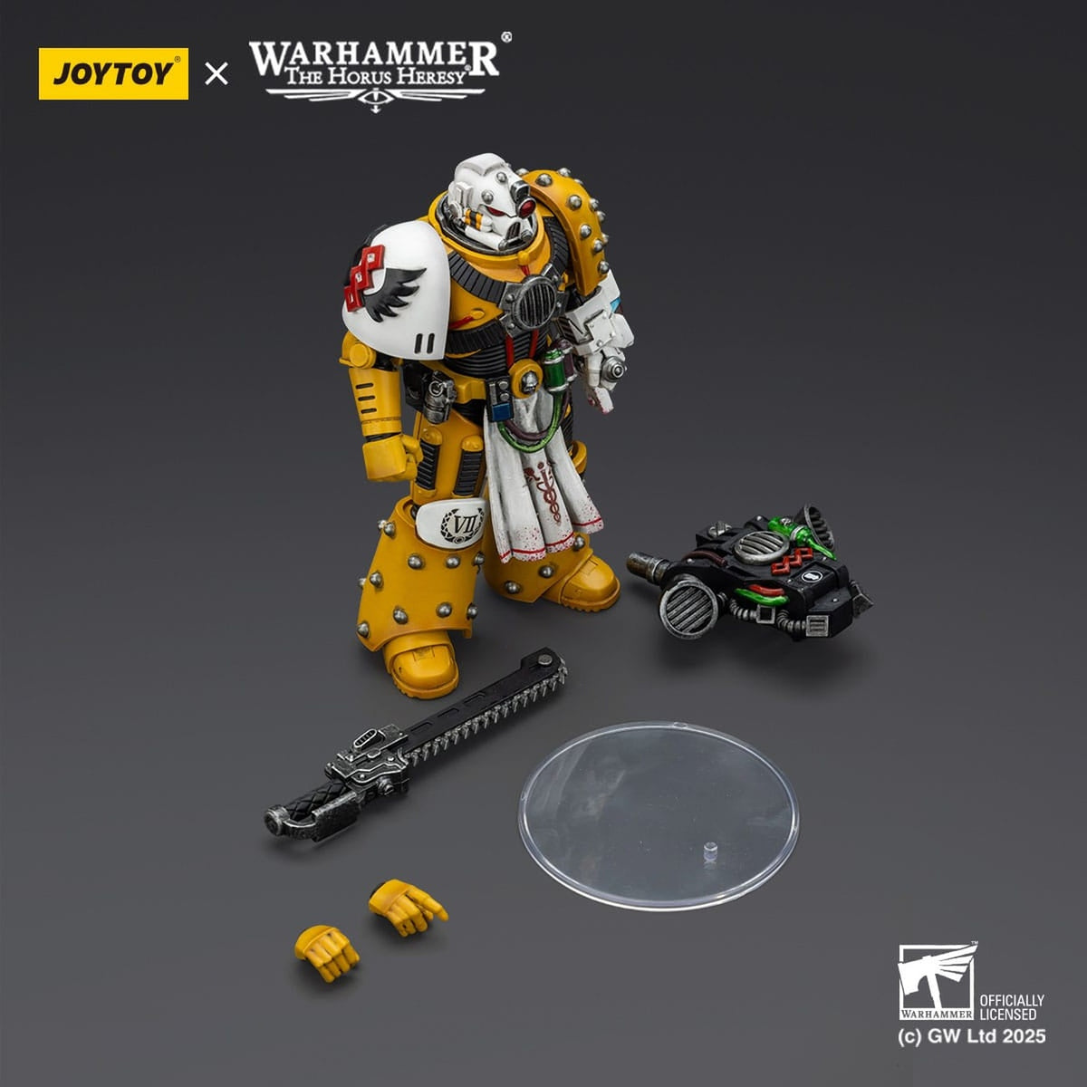 Produktbild Warhammer 40k: Imperial Fists - Legion Apothecary Actionfigur 12cm