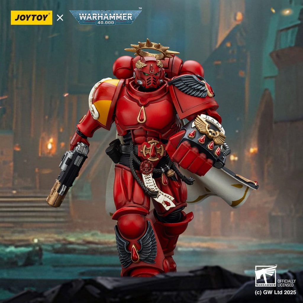 Produktbild Warhammer 40k: Combat Patrol Blood Angels - Captain with Inferno Pistol & Power Fist Actionfigur 20cm