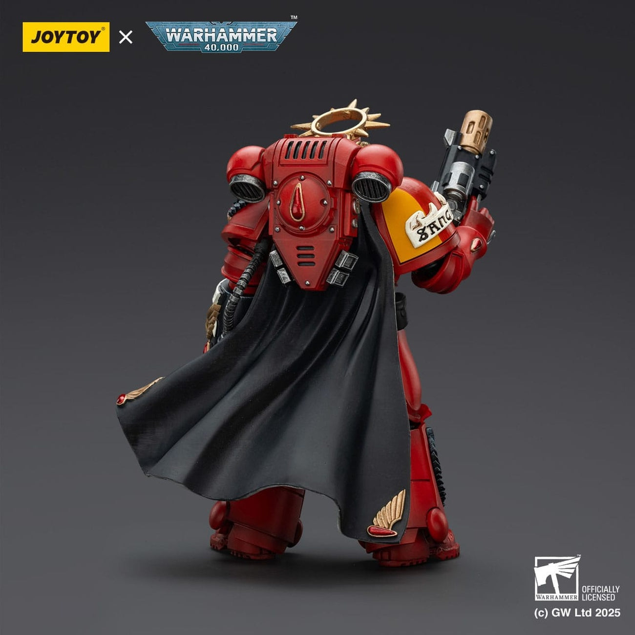 Produktbild Warhammer 40k: Combat Patrol Blood Angels - Captain with Inferno Pistol & Power Fist Actionfigur 20cm