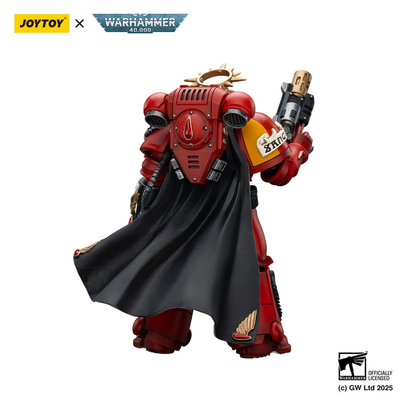 Produktbild Warhammer 40k: Combat Patrol Blood Angels - Captain with Inferno Pistol & Power Fist Actionfigur 20cm