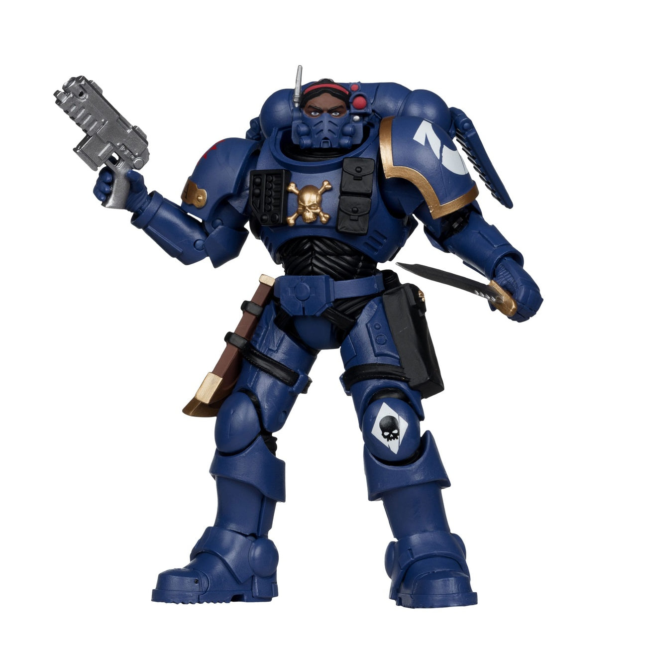 Produktbild Warhammer 40k - Lieutenant in Phobos Armor (Ultramarines) Actionfigur 18cm