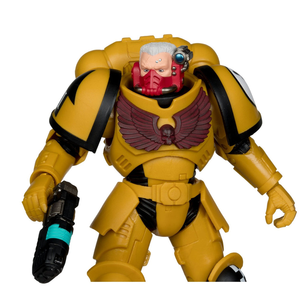 Produktbild Warhammer 40k - Intercessor Sergeant (Imperial Fist) (Gold Label) Actionfigur 18cm