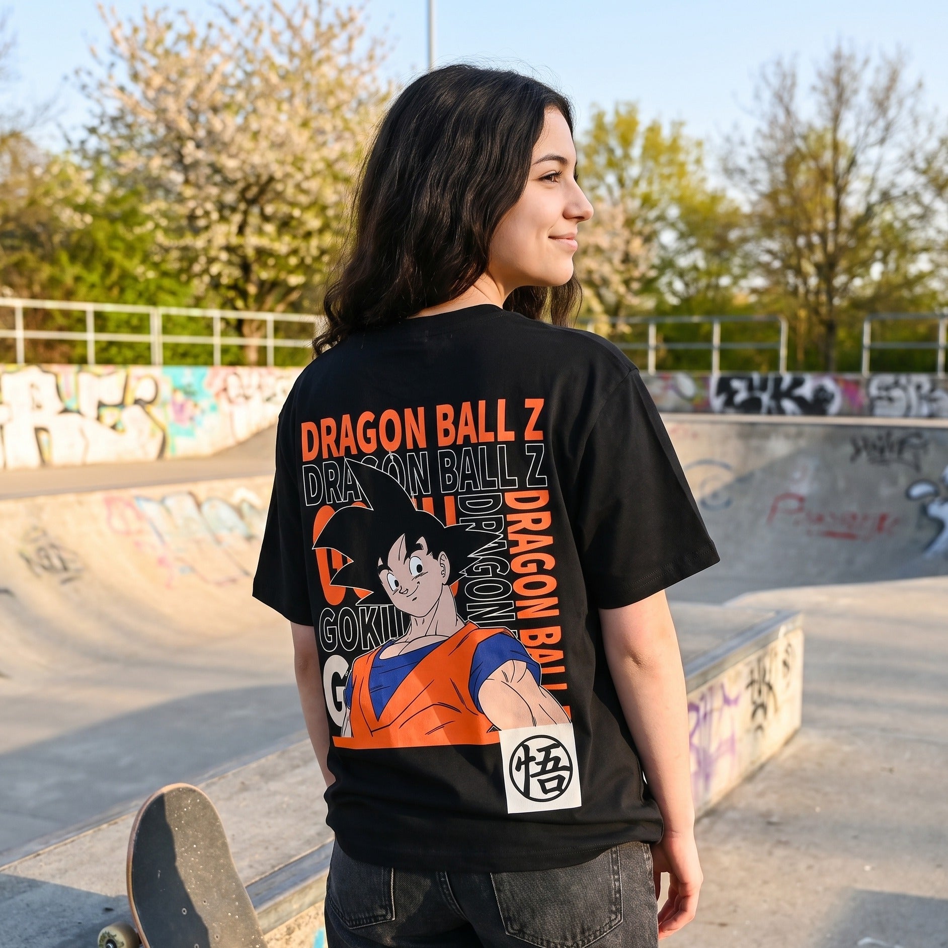 Produktbild Dragon Ball Z - Goku Oversize T-Shirt schwarz