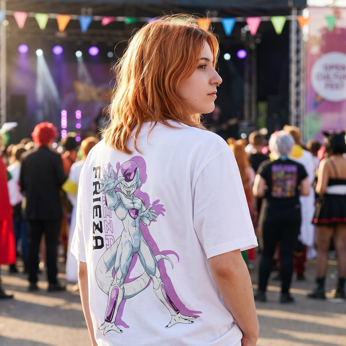 Produktbild Dragon Ball Z - Freezer Oversize T-Shirt weiß