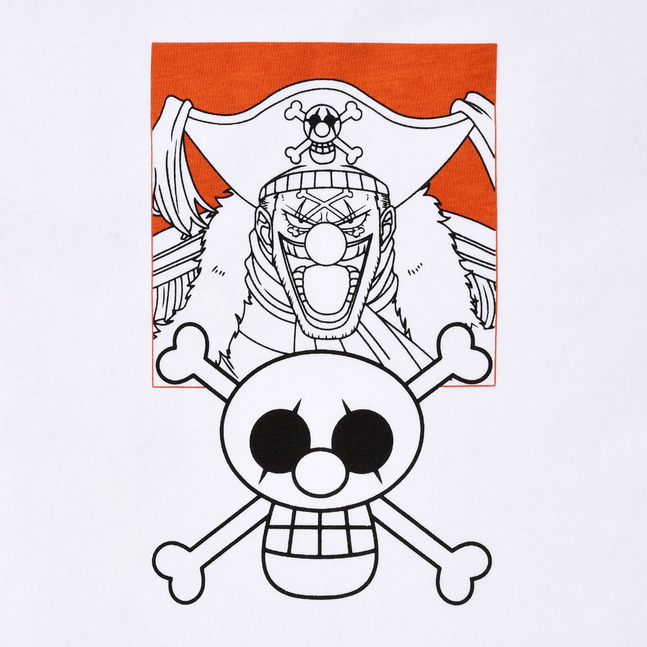 Produktbild One Piece - Buggy Oversize T-Shirt weiß