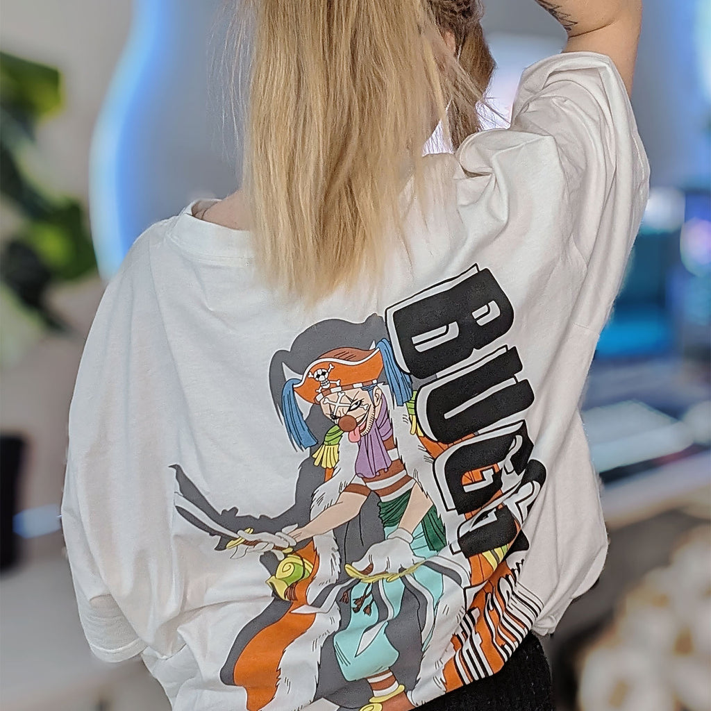 Produktbild One Piece - Buggy Oversize T-Shirt weiß