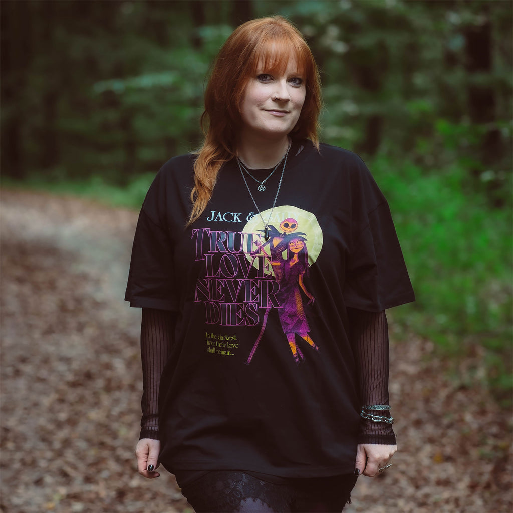 Produktbild Nightmare Before Christmas - True Love Never Dies T-Shirt schwarz