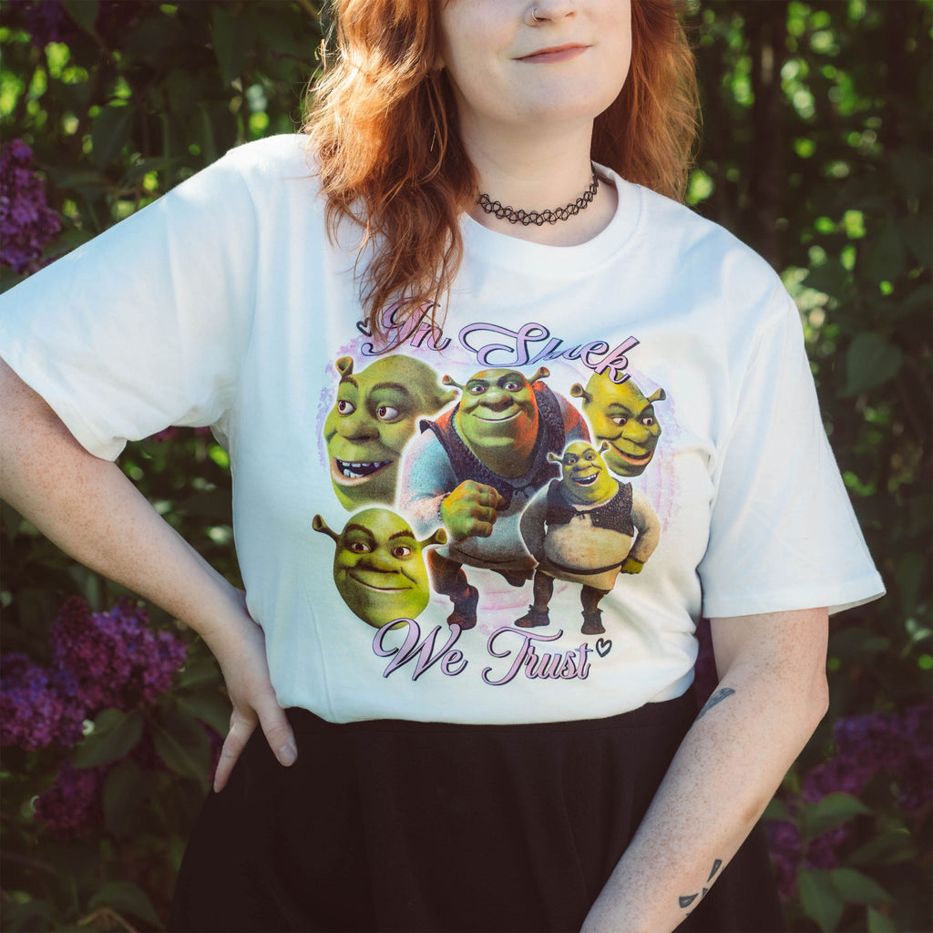 Product image Shrek - In Shrek We Trust T-Shirt white