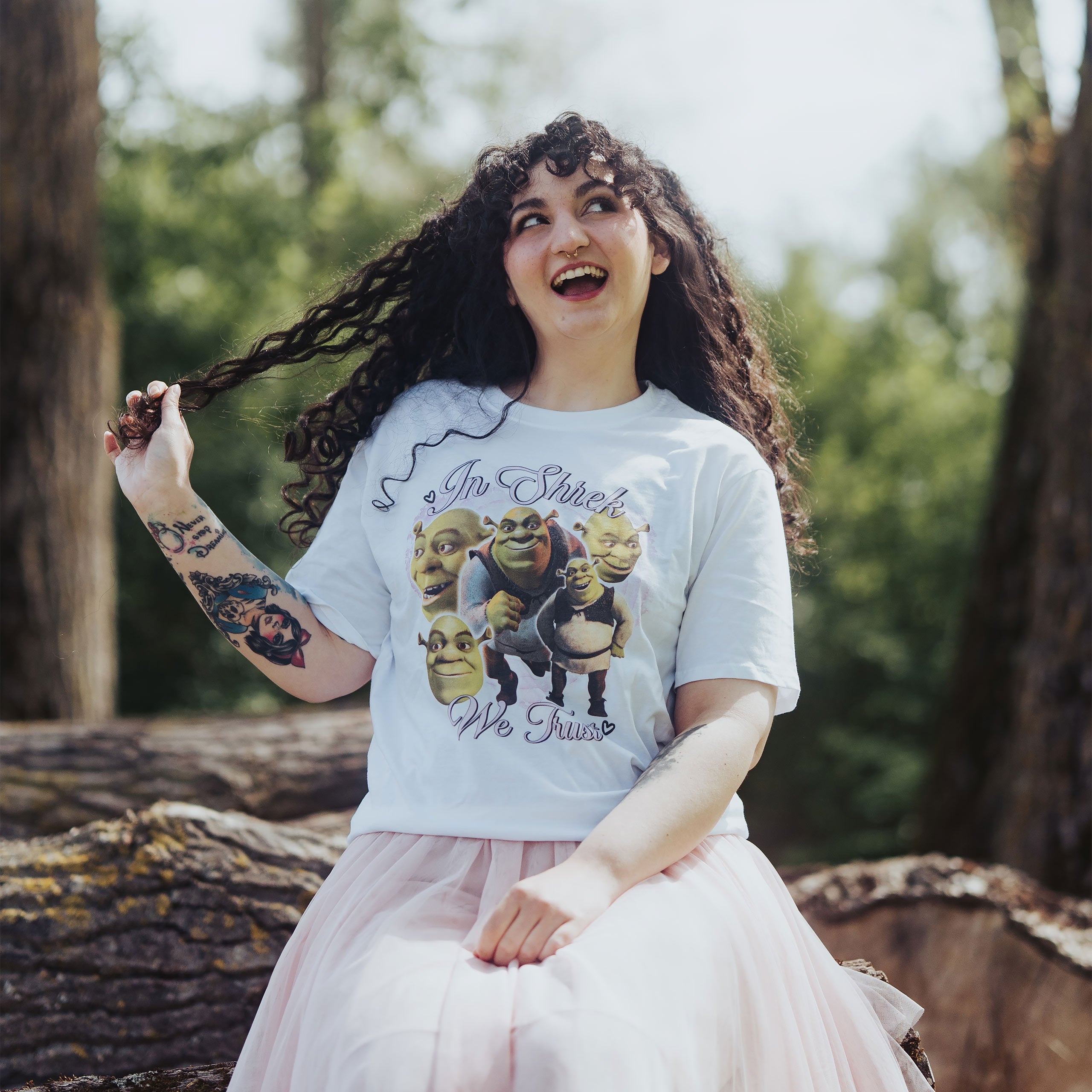 Produktbild Shrek - In Shrek We Trust T-Shirt weiß
