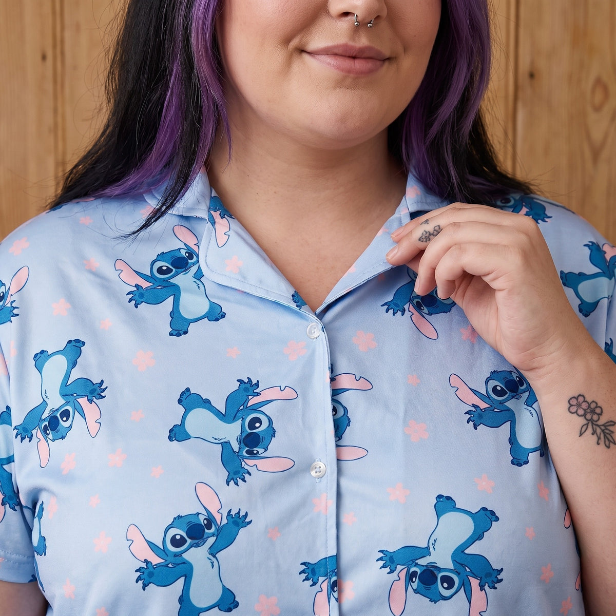 Produktbild Stitch Pyjama kurz Damen - Lilo & Stitch