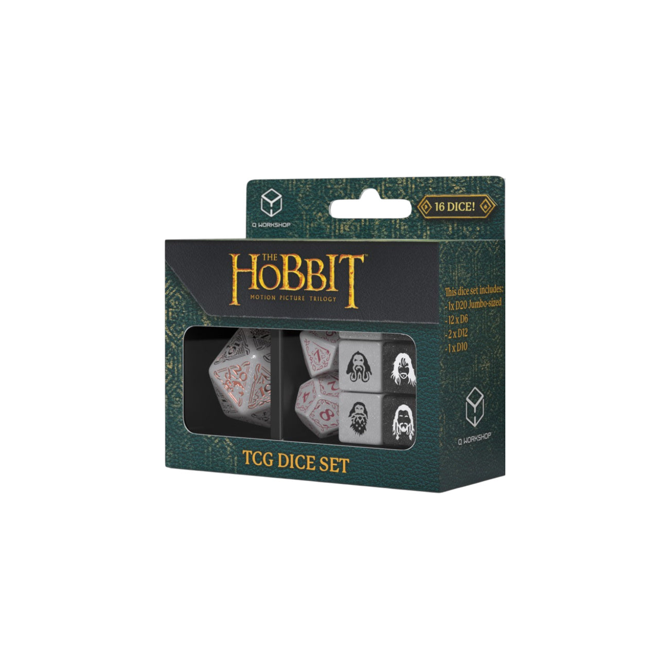Produktbild Der Hobbit - Radiant Dawn TCG Würfel Set 16tlg