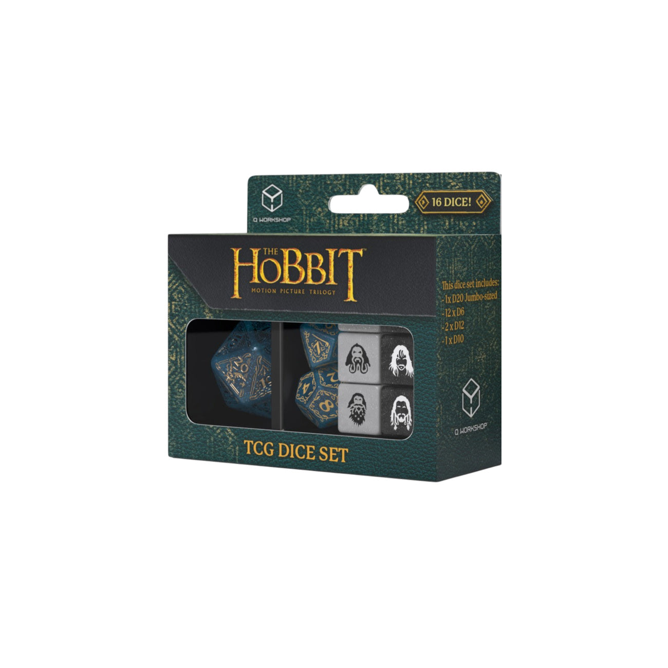 Produktbild Der Hobbit - Aether Vale TCG Würfel Set 16tlg
