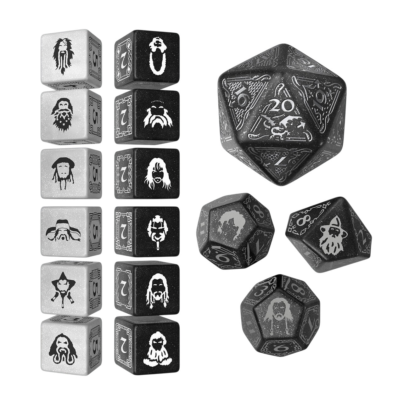 Produktbild Der Hobbit - Umbral Hollow TCG Würfel Set 16tlg