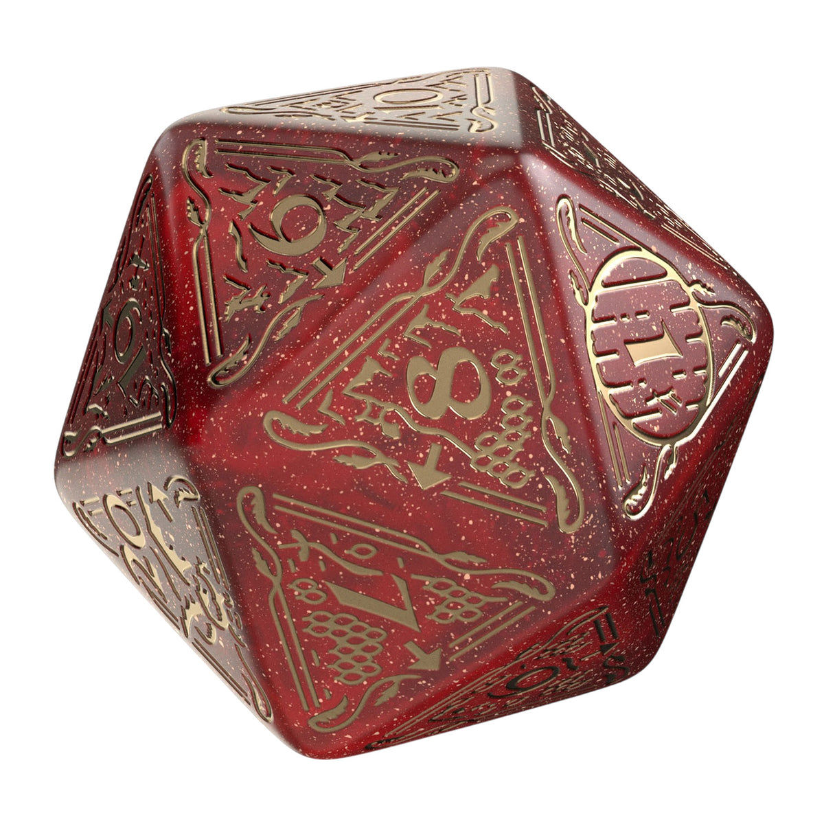Produktbild Der Hobbit - Ember TCG D20 Jumbo Würfel
