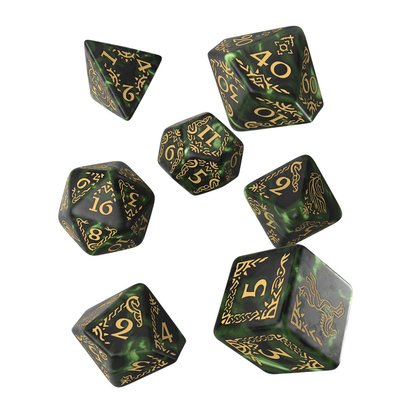 Produktbild Der Herr der Ringe - Rohan RPG Würfel Set 7tlg