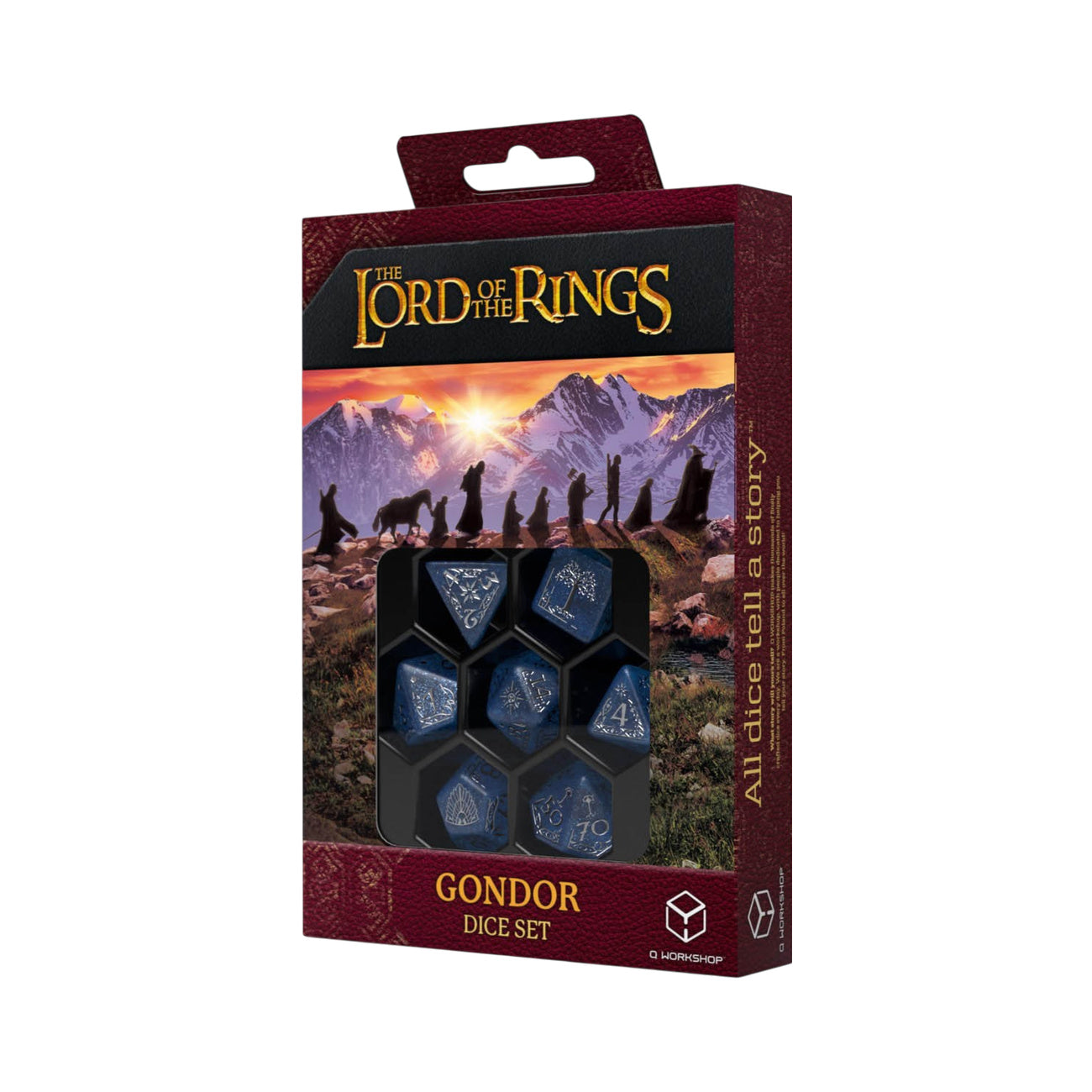Produktbild Der Herr der Ringe - Gondor RPG Würfel Set 7tlg