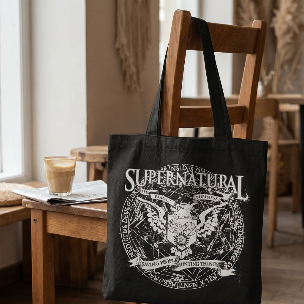 Produktbild Supernatural - Winchester Family Business Jutebeutel