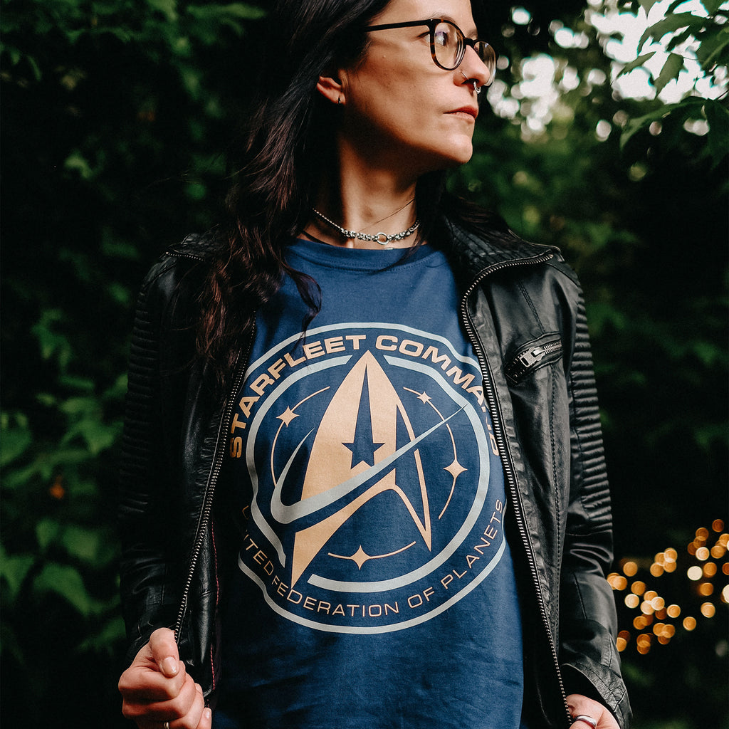 Produktbild Star Trek - Starfleet Command T‑Shirt blau
