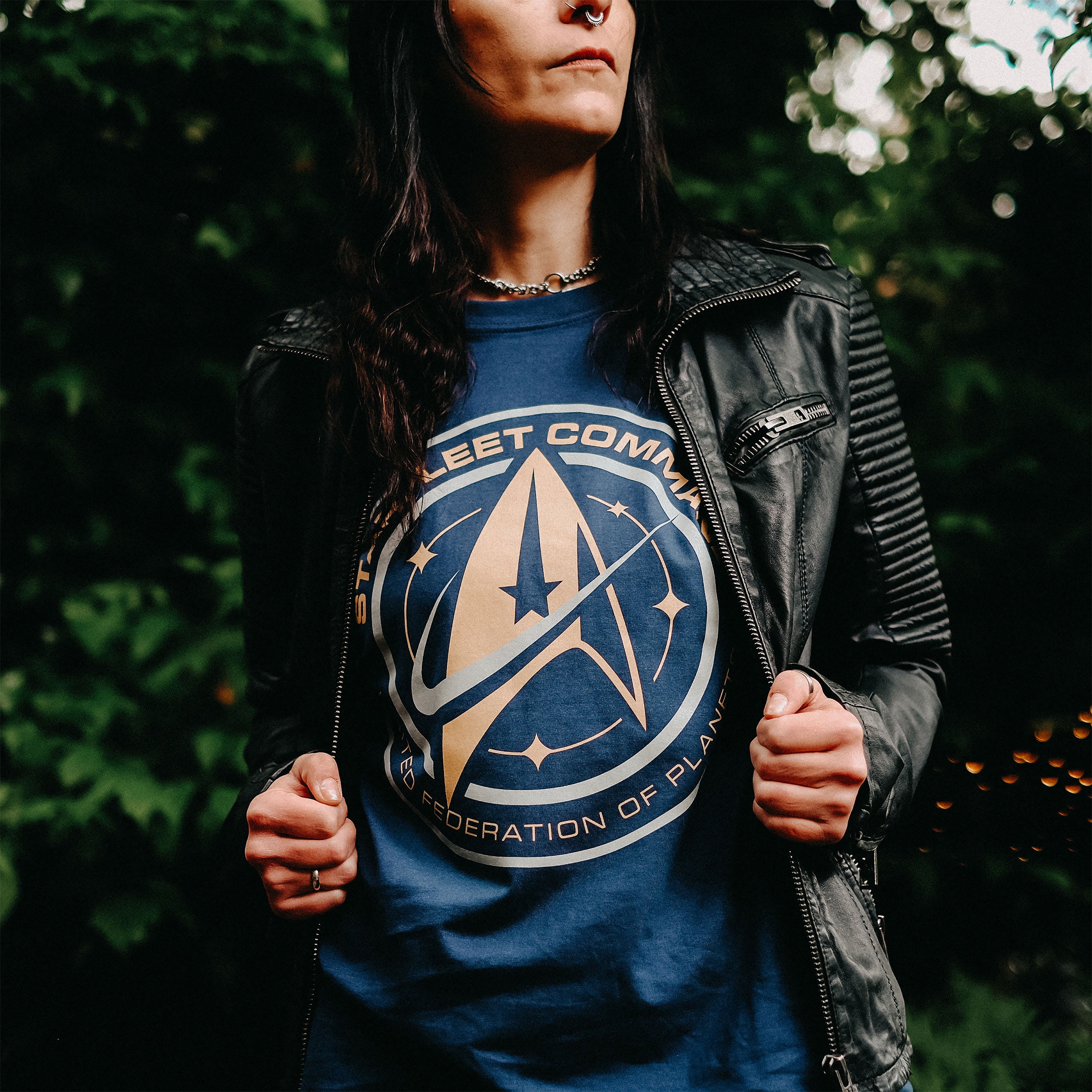 Produktbild Star Trek - Starfleet Command T‑Shirt blau