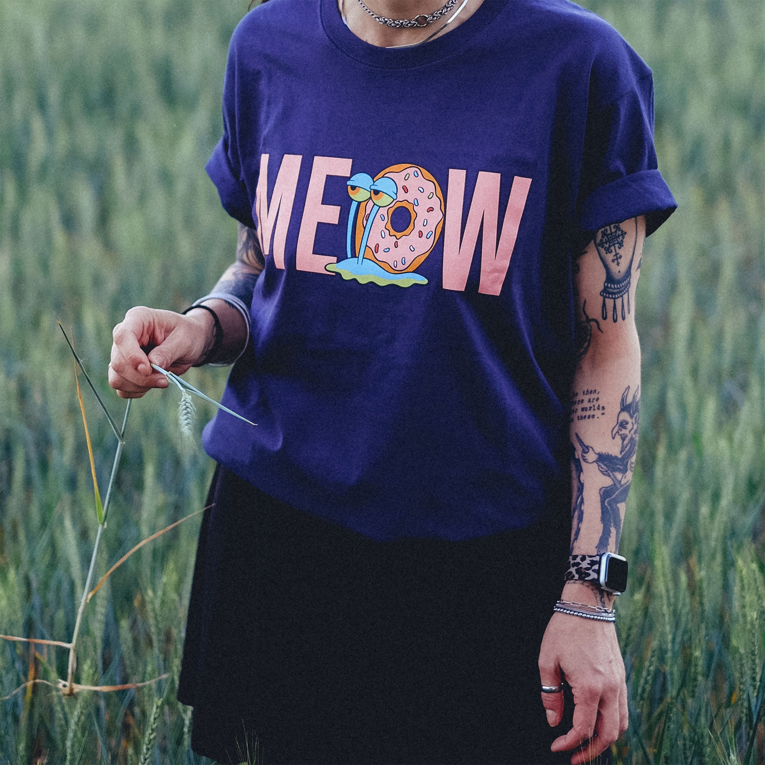 Produktbild SpongeBob - Gary Meow T-Shirt blau