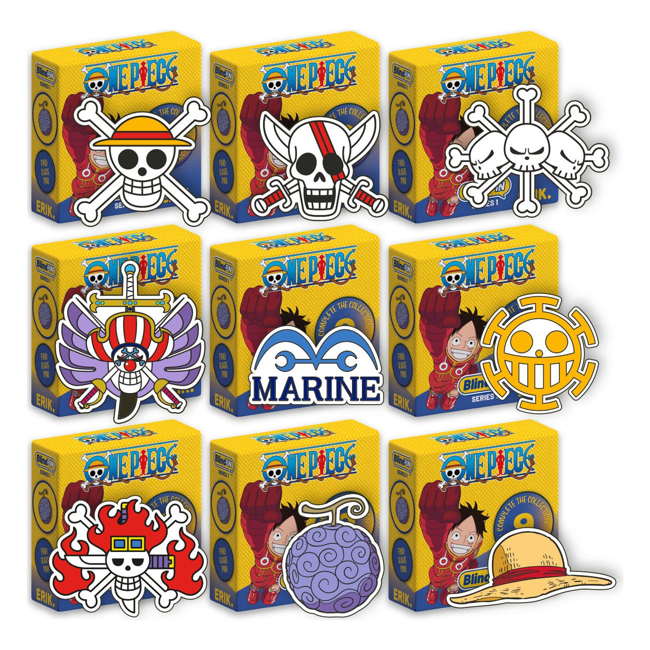 Produktbild One Piece - Mystery Pin Serie 1