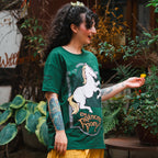 Produktbild Der Herr der Ringe - Zum Tänzelnden Pony Logo T-Shirt grün