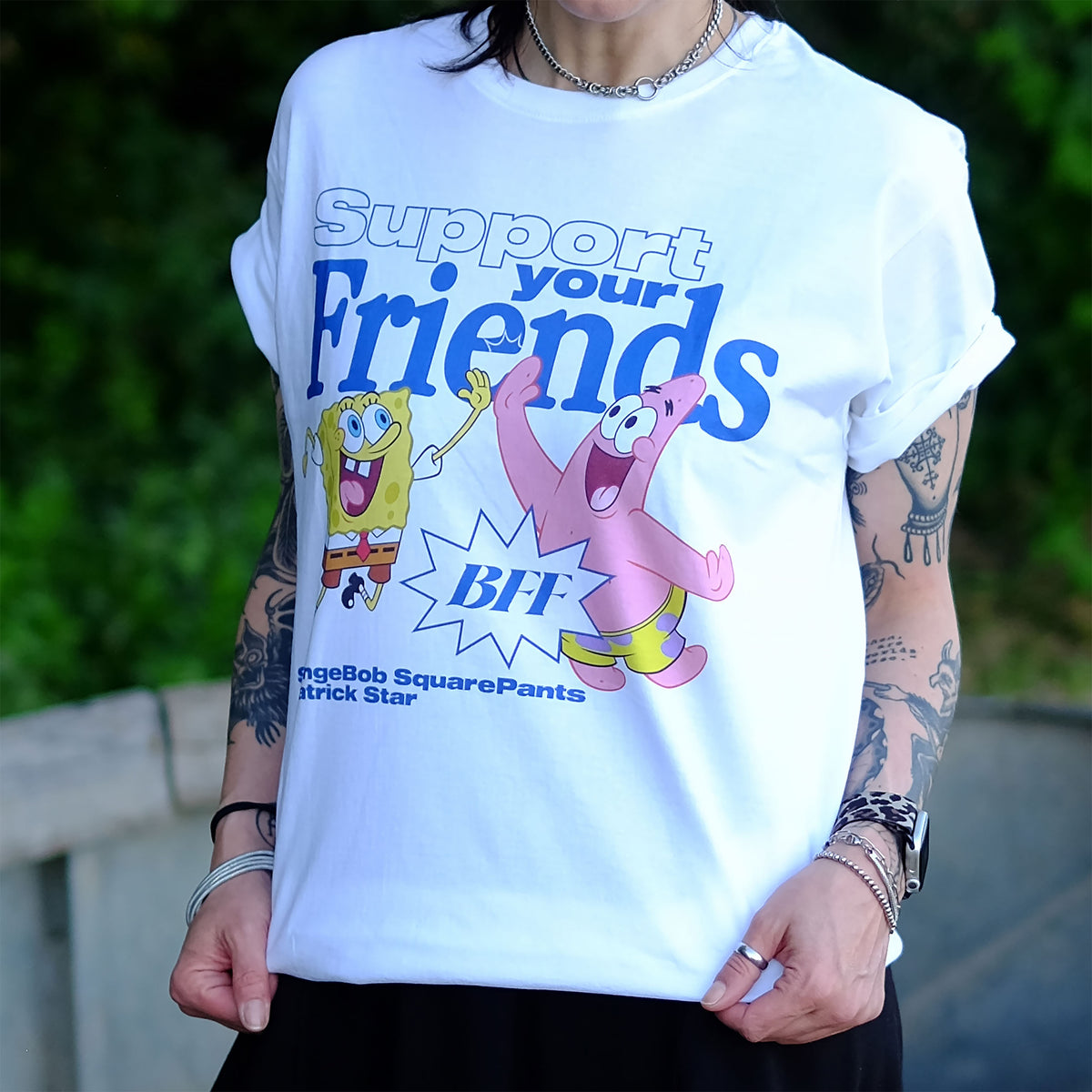 Produktbild SpongeBob und Patrick Support Your Friends T-Shirt