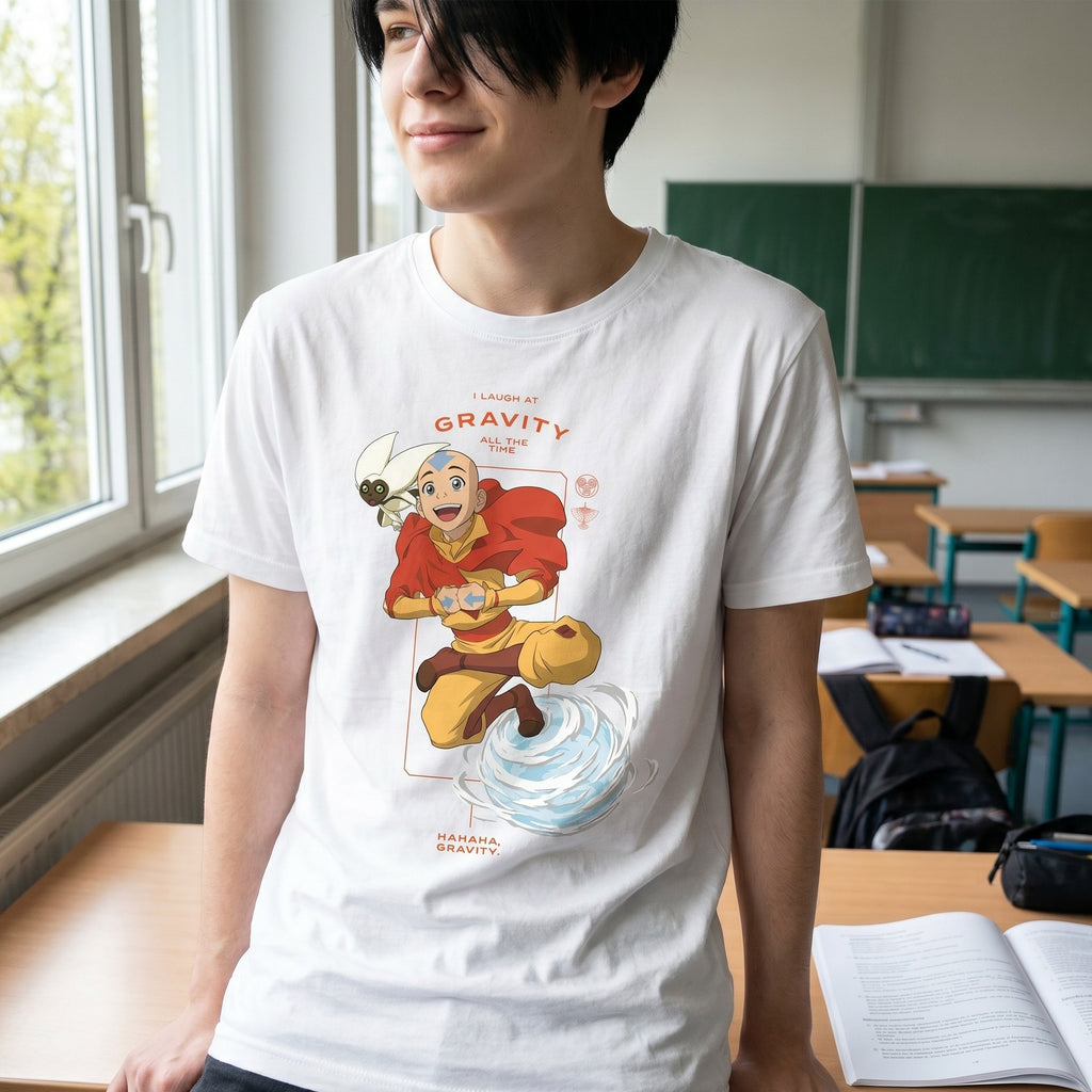 Produktbild Avatar - Aang Laugh at Gravity T-Shirt weiß
