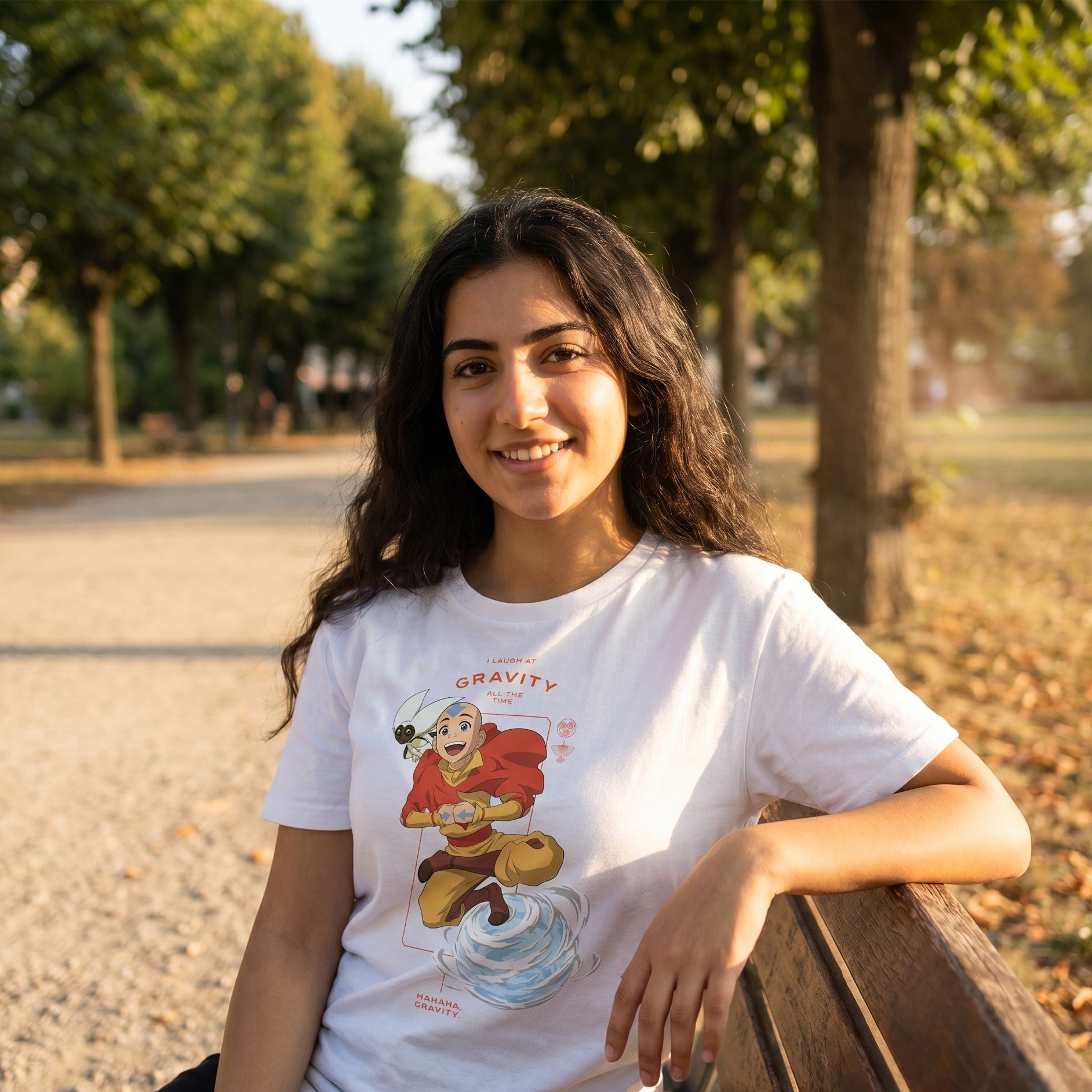 Produktbild Avatar - Aang Laugh at Gravity T-Shirt weiß
