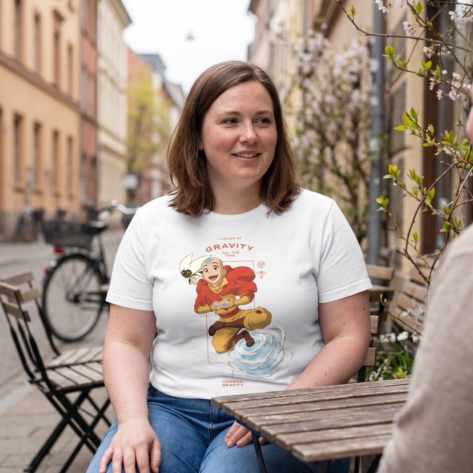 Produktbild Avatar - Aang Laugh at Gravity T-Shirt weiß