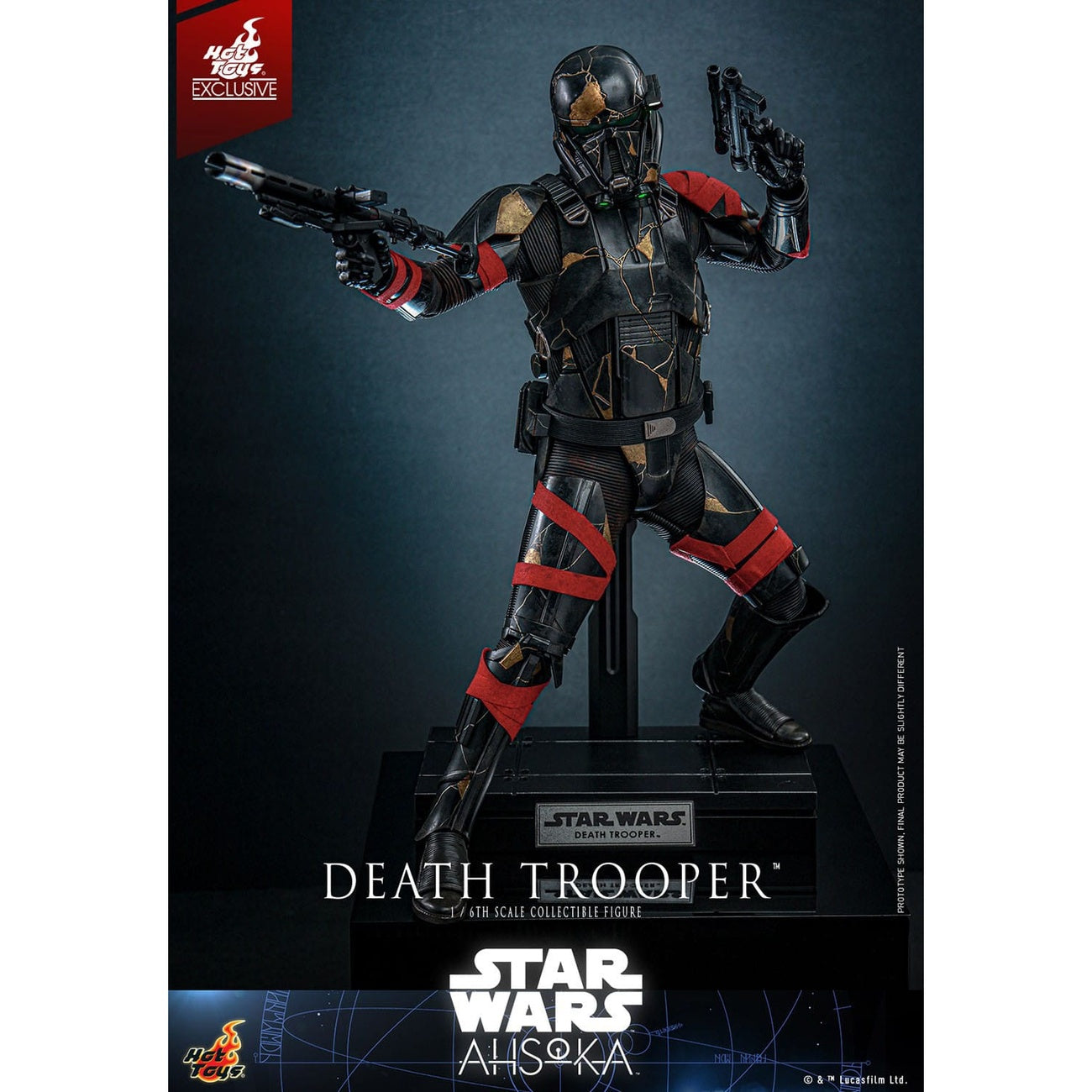 Produktbild Star Wars: Ahsoka - Death Trooper Masterpiece Actionfigur 1:6