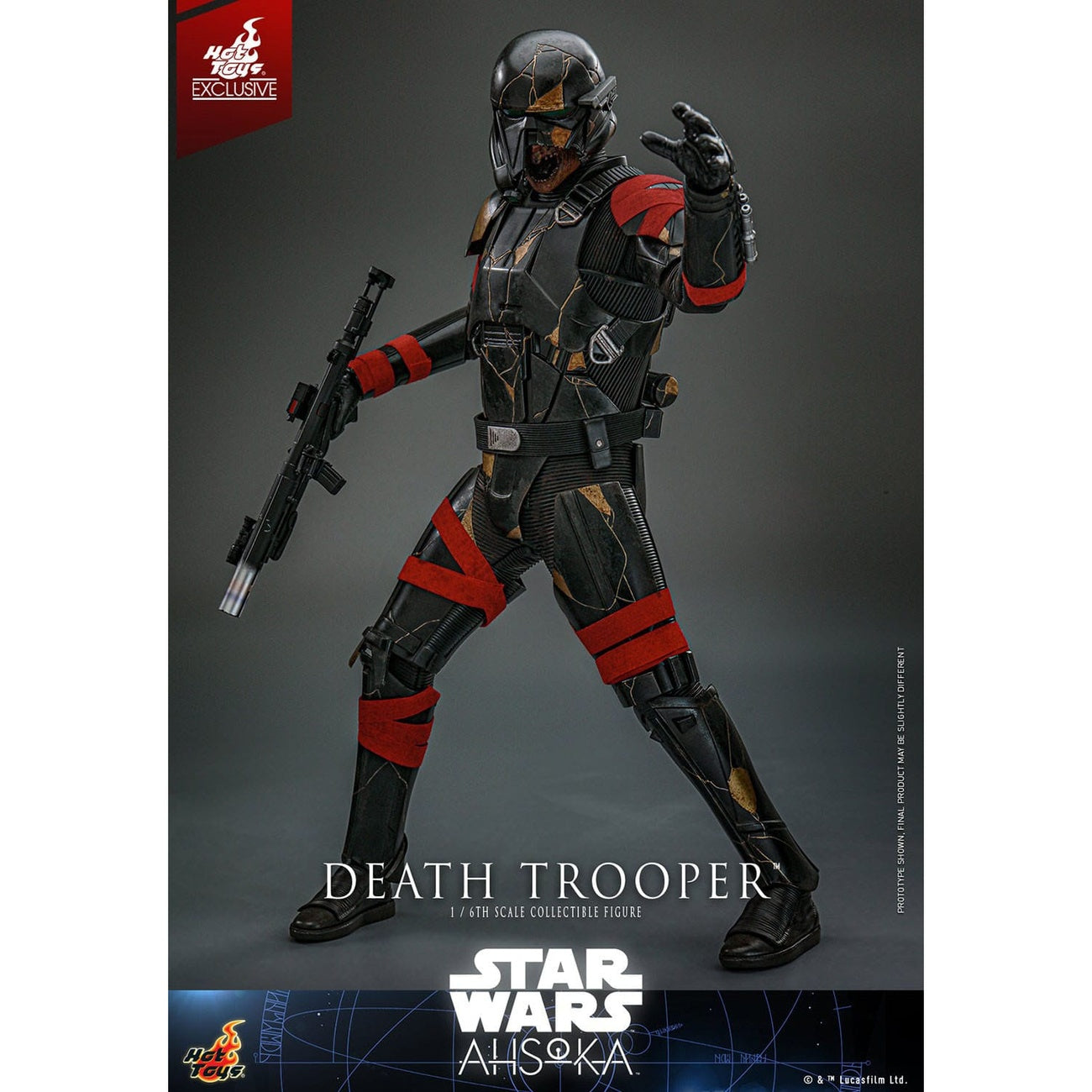 Produktbild Star Wars: Ahsoka - Death Trooper Masterpiece Actionfigur 1:6