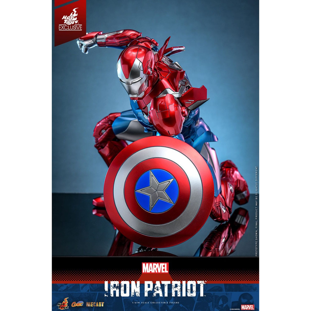 Product image Marvel - Iron Patriot Comic Diecast Masterpiece 1:6 Scale Exclusive Action Figure