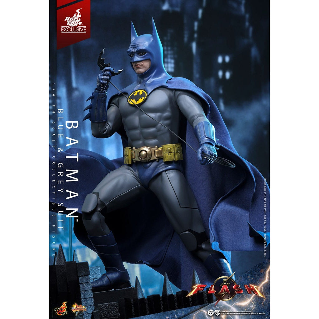 Produktbild The Flash - Batman Masterpiece Actionfigur 1:6 Blue & Grey Suit Limited Edition