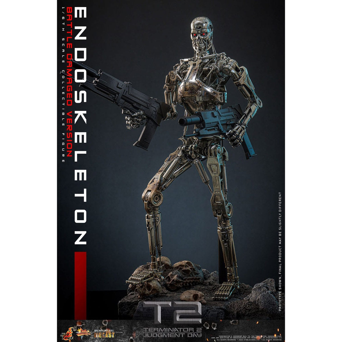 Produktbild Terminator- Endoskelett Masterpiece Actionfigur 1:6 Battle Damaged Version